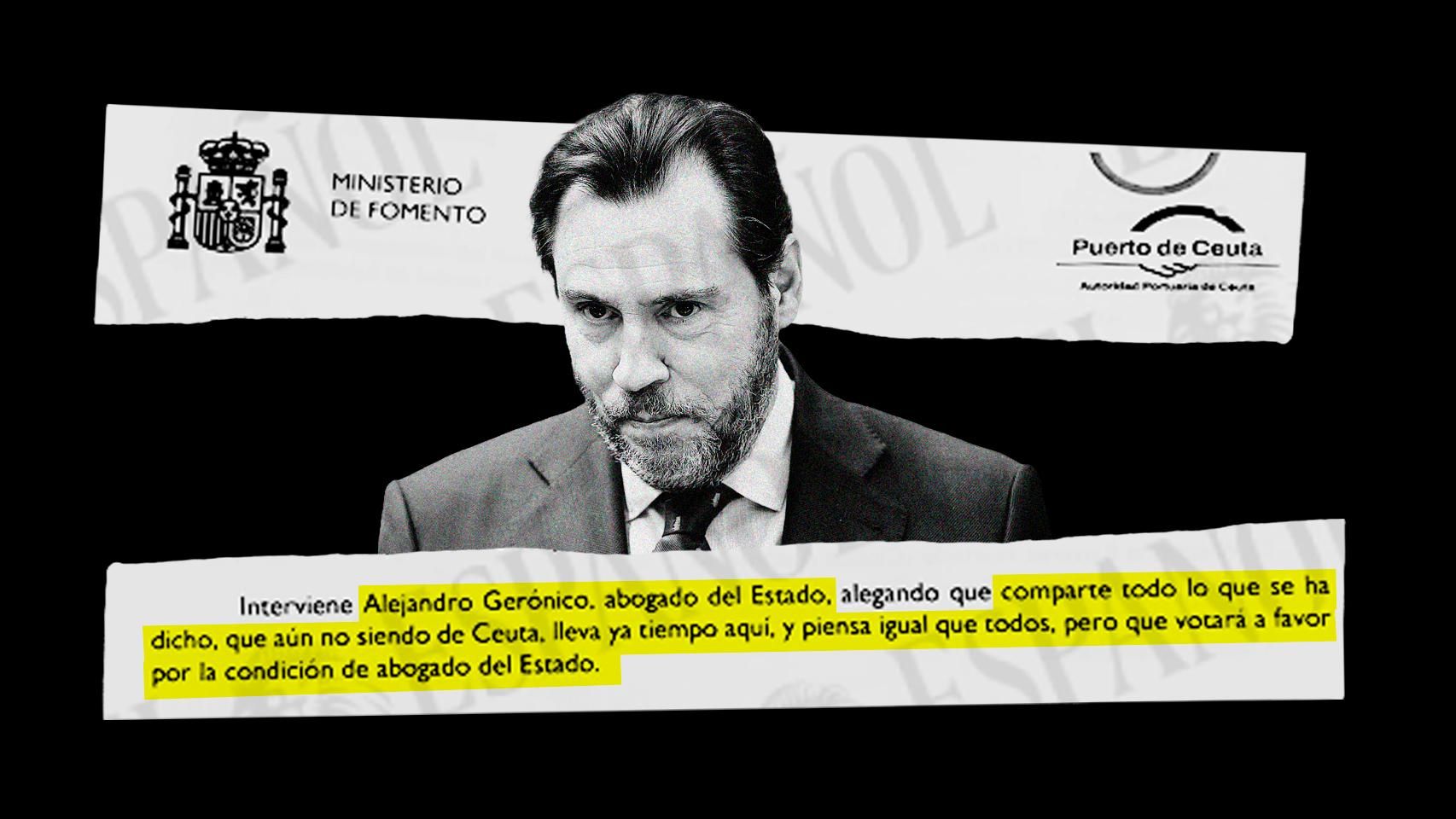 Óscar Puente cesa al abogado del Estado que criticó instalar a los migrantes en el Puerto de Ceuta pese a que votó a favor