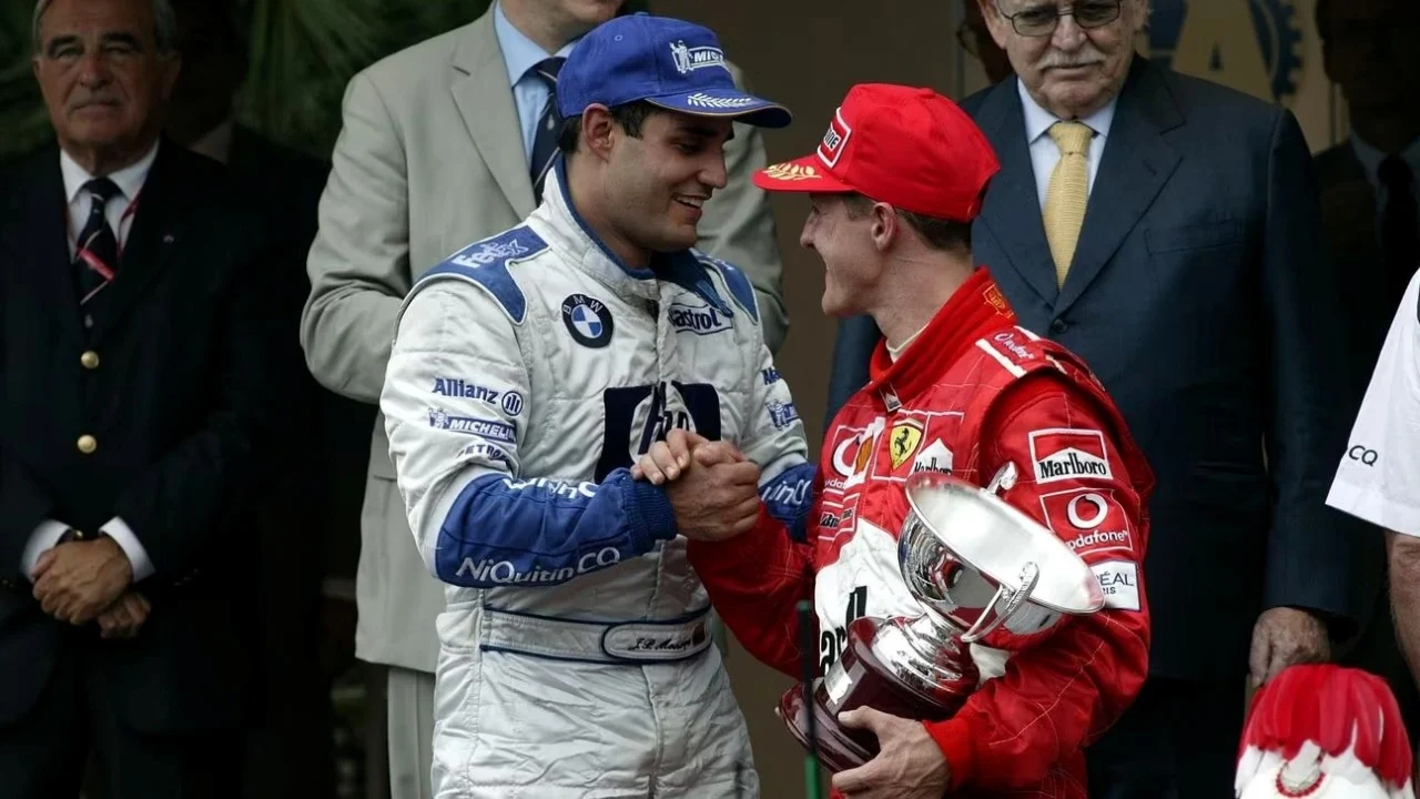 Montoya, expiloto de Williams y McLaren: «Siempre quise patearle el trasero» a Schumacher