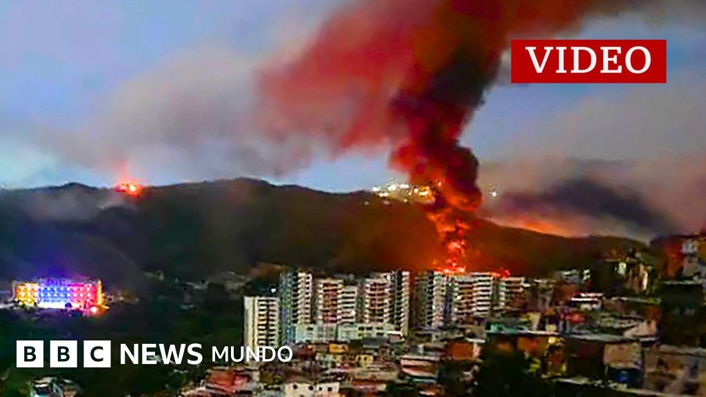 En video: las imágenes de las explosiones registradas en Caracas