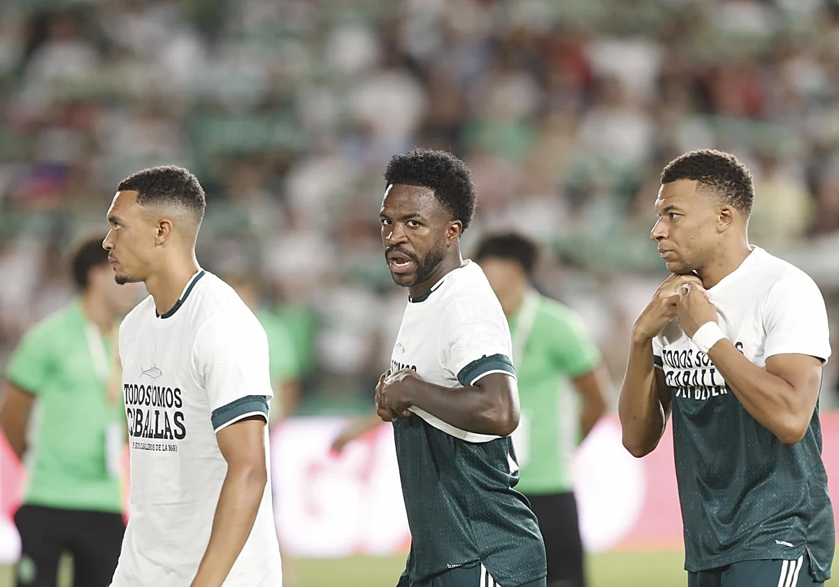 Tebas critica a Vinicius, Mbappé y Konaté: «Salir con la camiseta doblada es como salir sin ella»