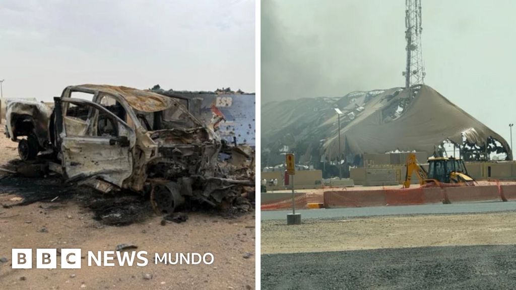 Las imágenes que revelan la destrucción causada por Irán en instalaciones militares de EE.UU.