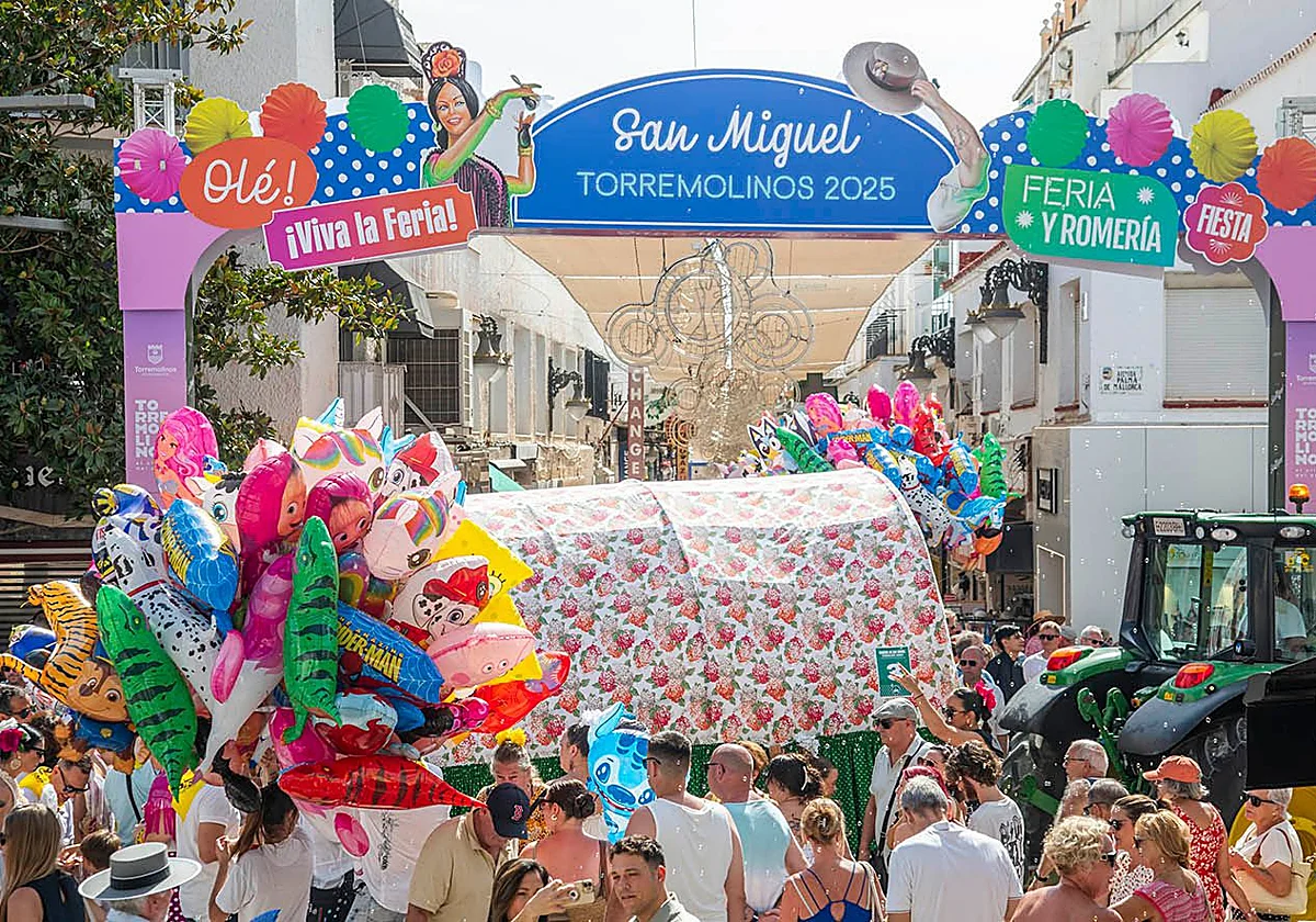 Más de medio centenar de carretas en la romería de Torremolinos