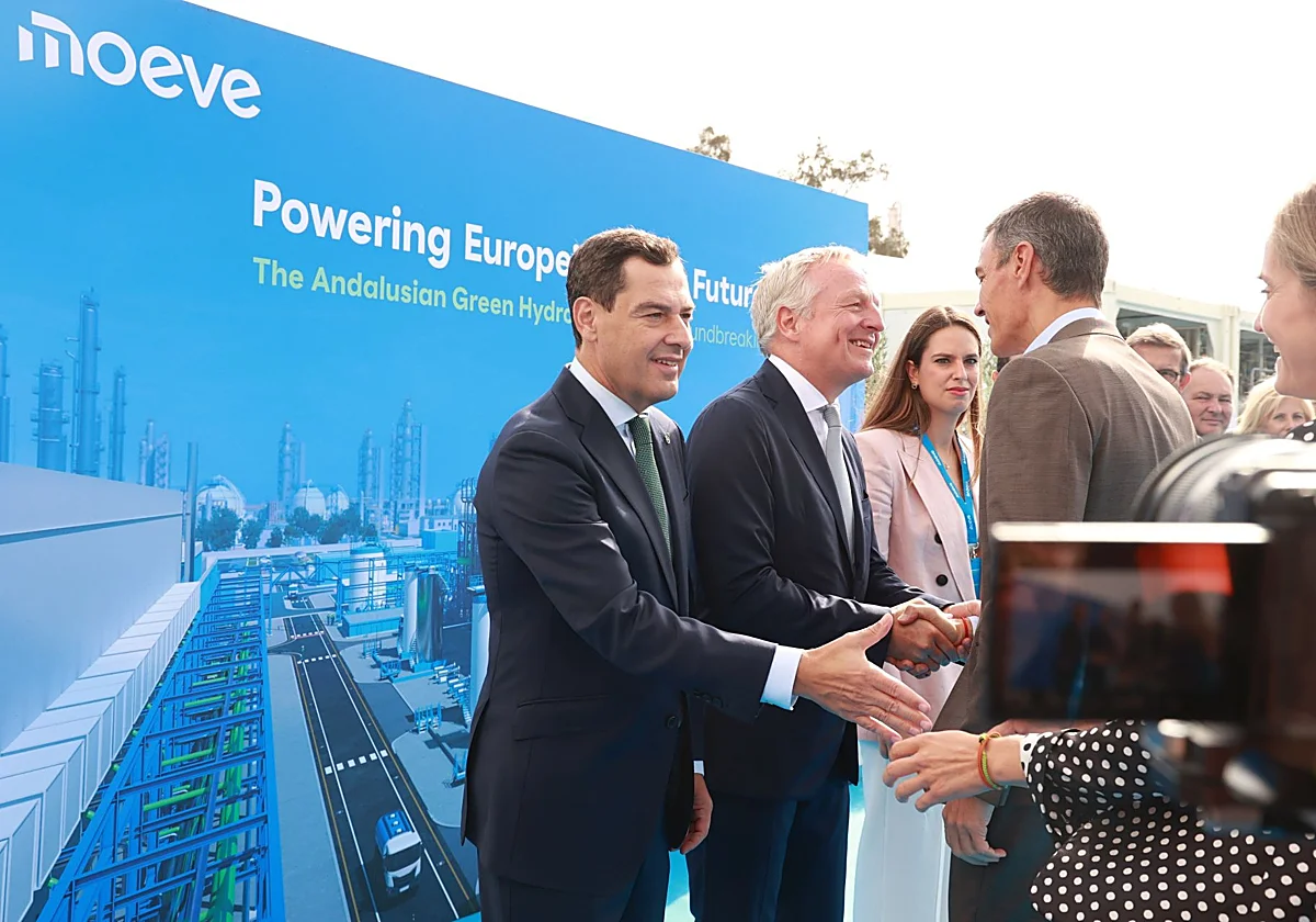 Moeve activa en Huelva la gran factoría europea del hidrógeno verde