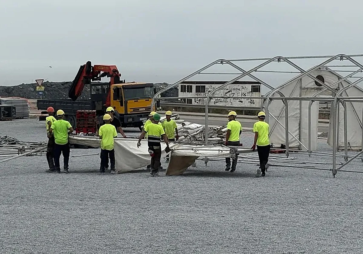La Audiencia Nacional da vía libre finalmente al centro para mil migrantes en el puerto de Ceuta