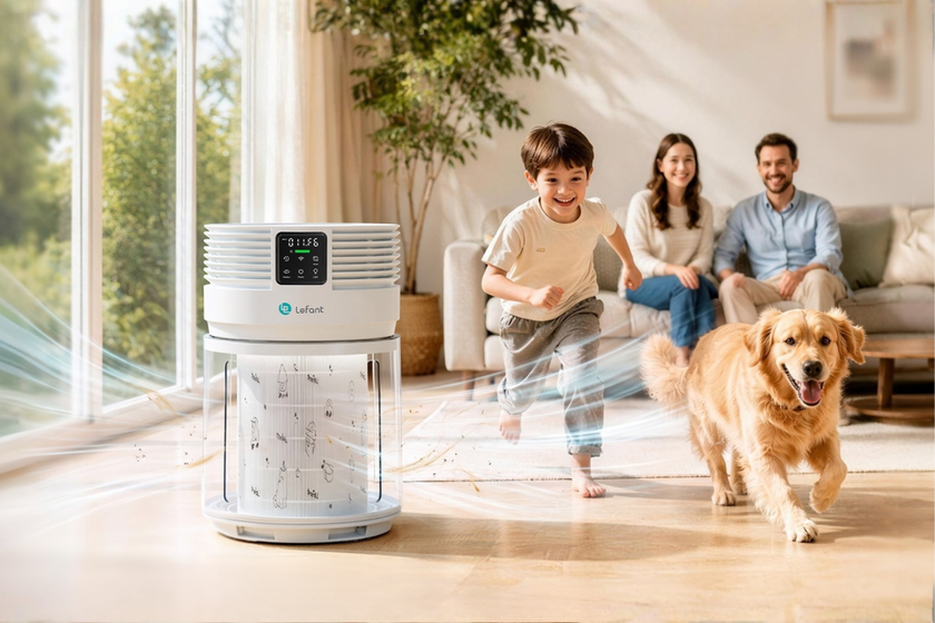 Ya disponible en España (y con descuentazo) el Lefant A1 Pro, un purificador de aire muy enfocado a hogares con perros o gatos