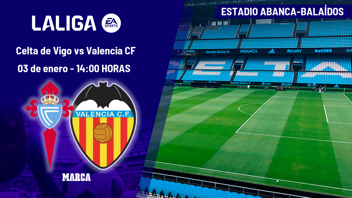 Celta - Valencia: horario, dónde ver hoy en TV y canal del partido de LaLiga EA Sports