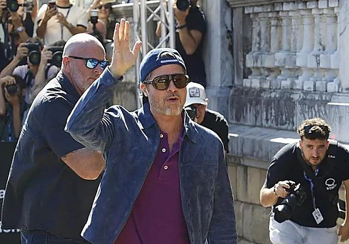 Brad Pitt revoluciona San Sebastián