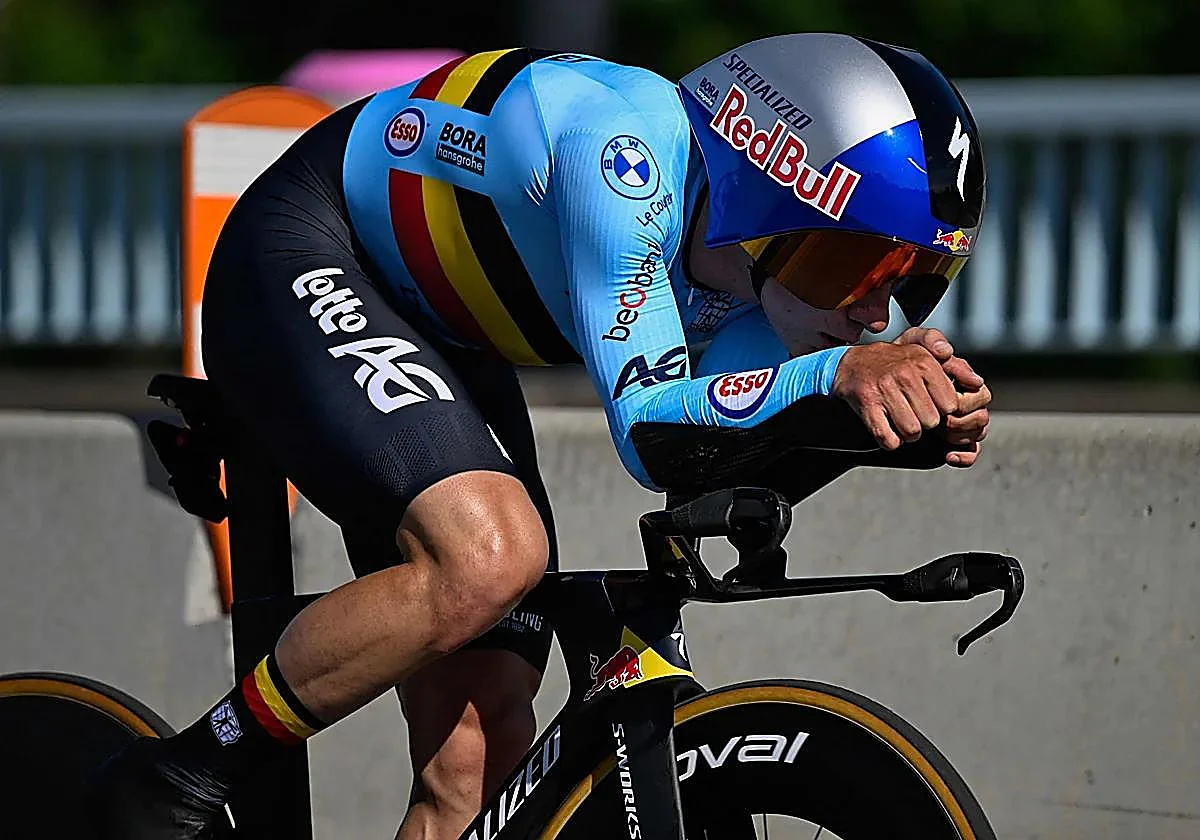 Remco Evenepoel hace historia del Mundial de crono