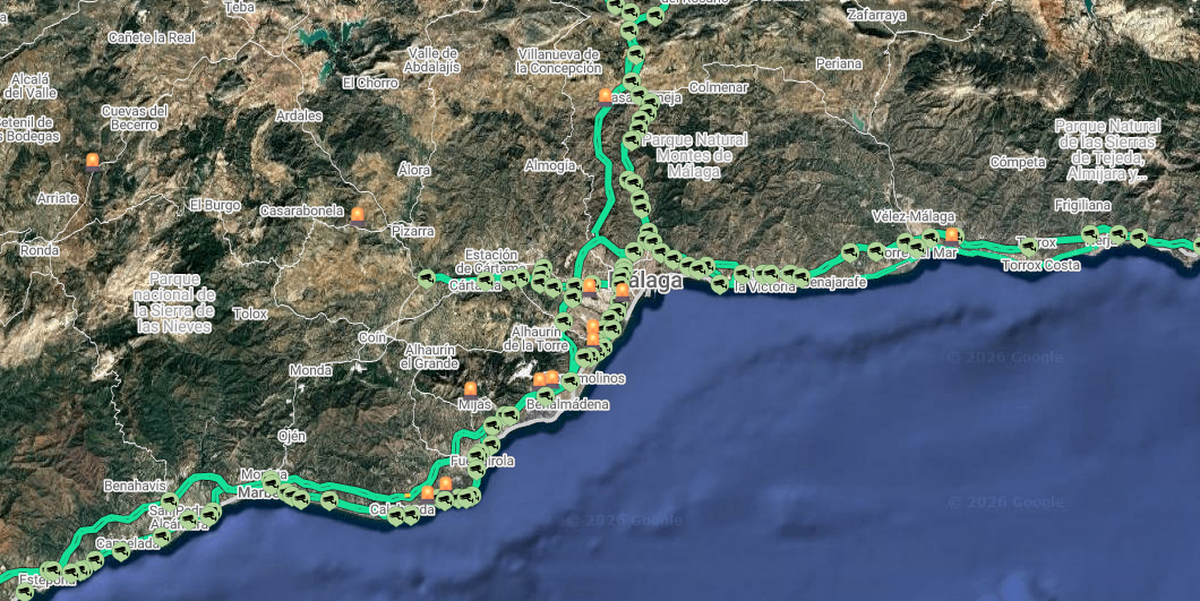 El estado del tráfico en las carreteras malagueñas, todas las mañanas en la web de SUR