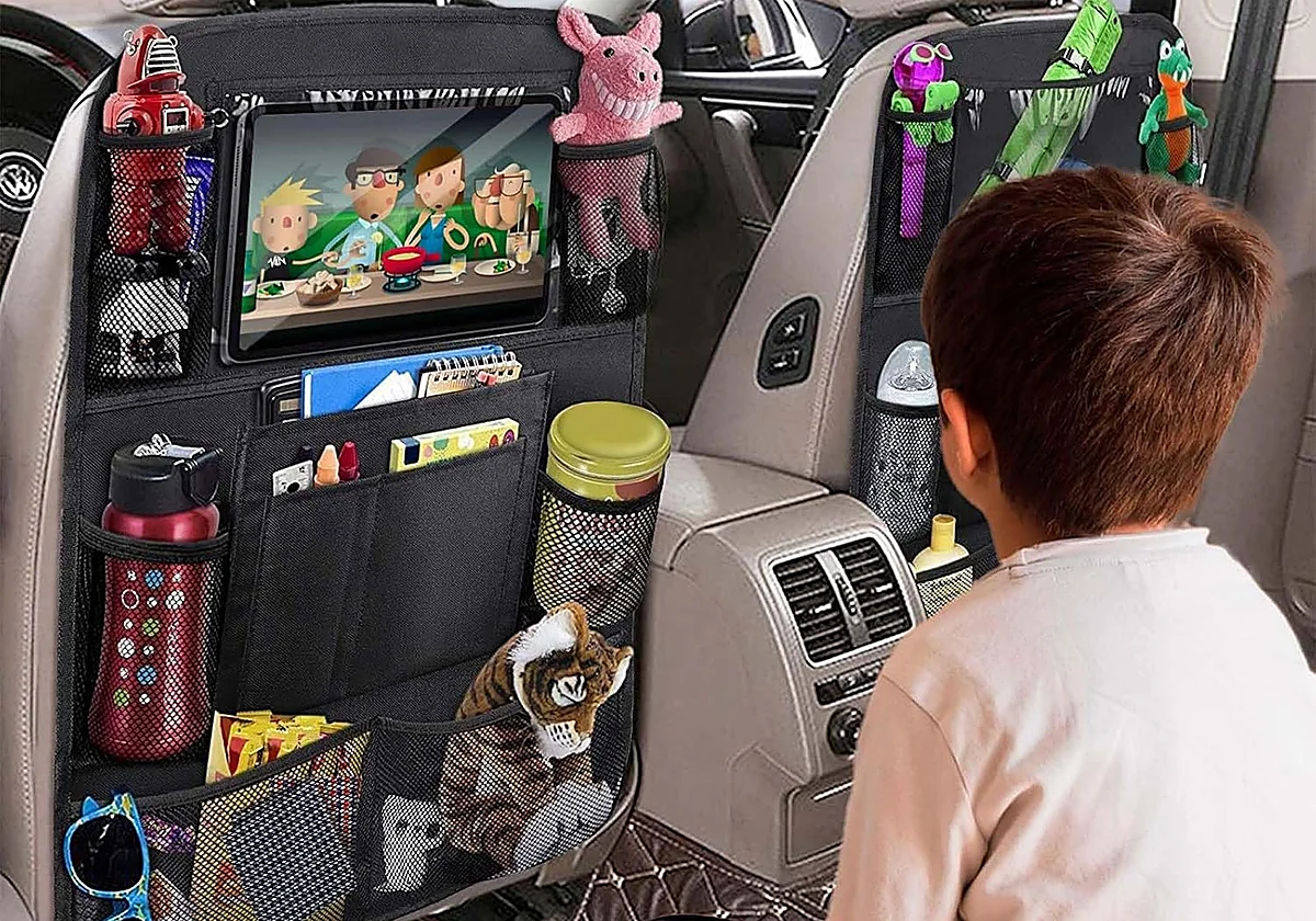 Pon orden en la parte trasera de tu coche con estos organizadores perfectos si tienes niños