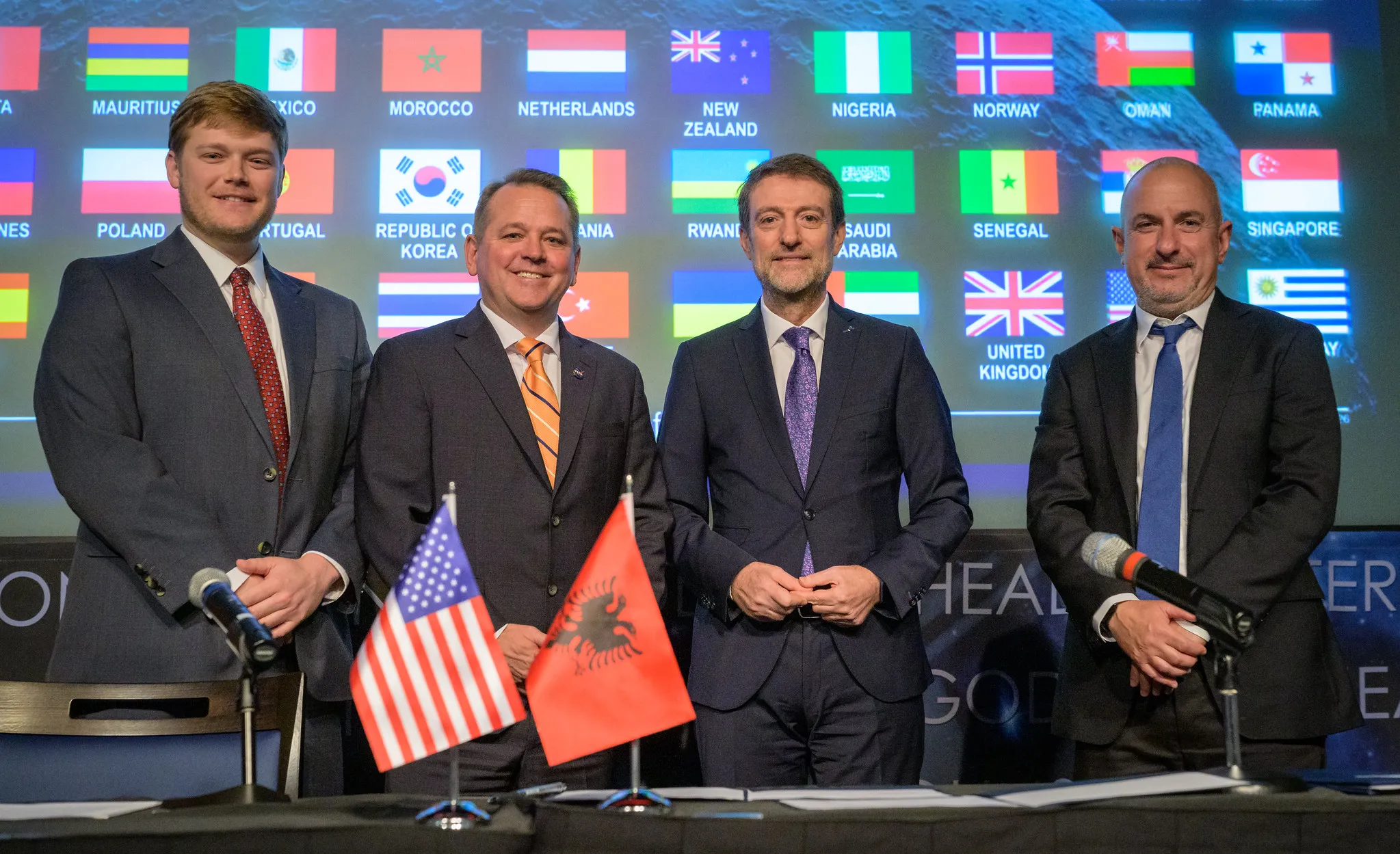NASA Welcomes Albania as Newest Artemis Accords Signatory  