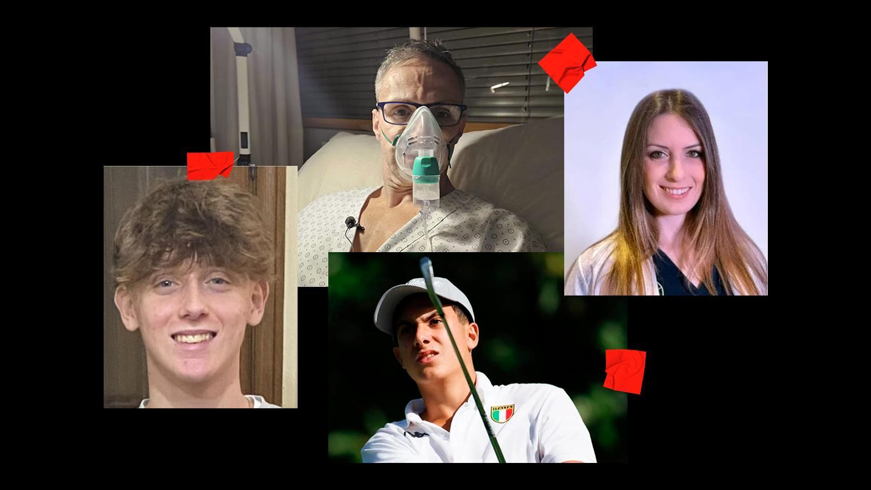 De Emanuele, la promesa del golf fallecida, a Paolo, el héroe que salvó a 20 personas: los rostros de la tragedia suiza