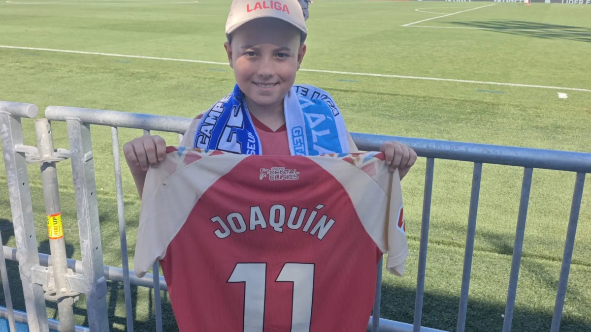 Los jugadores del Málaga cumplen el sueño de Marcelo