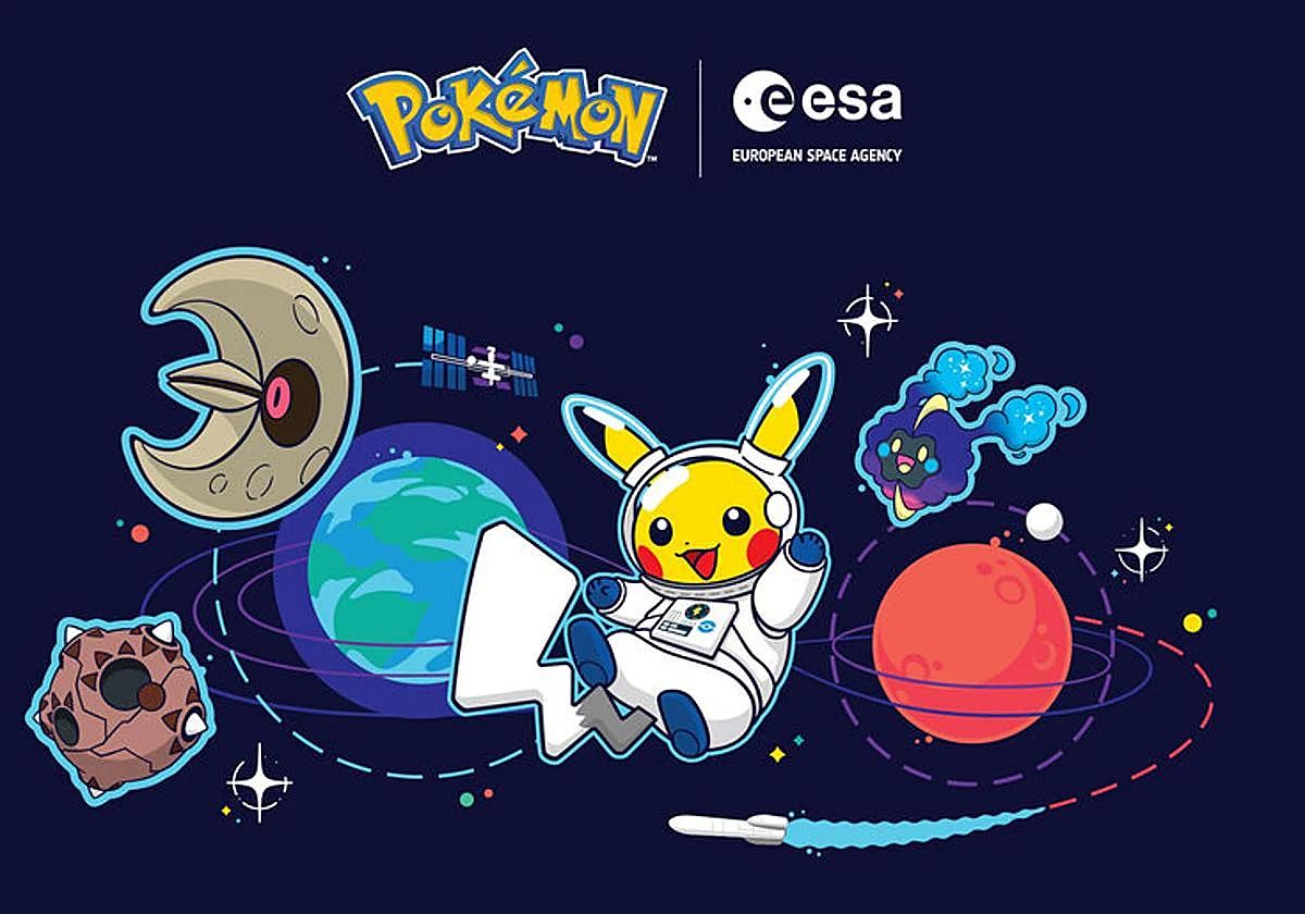 El Museu de les Ciències de Valencia acogerá la exposición de la ESA y Pokémon con un Pikachu astronauta