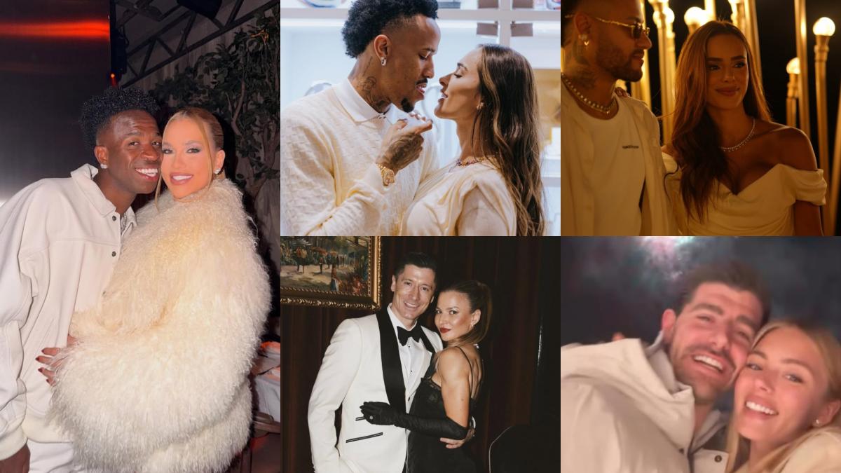 La Nochevieja de los futbolistas: en familia, en pareja, con amigos...<br>