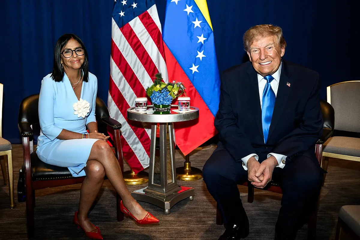 Trump y Delcy Rodríguez reafirman su acercamiento en una reunión bilateral en Nueva York al margen de la ONU