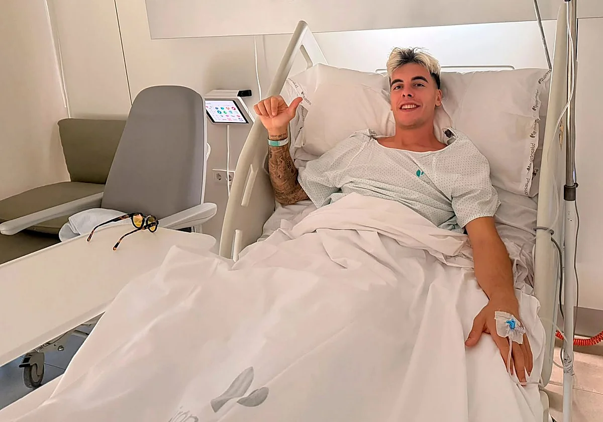Lobete, ya operado de su grave lesión de rodilla