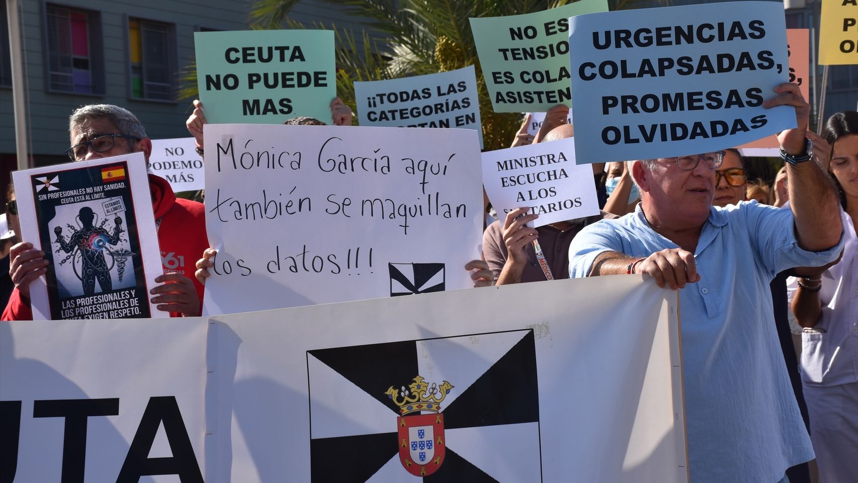 Los médicos y las enfermeras de Ceuta suspenden la huelga y acusan a Sanidad de "boicot" al no publicar servicios mínimos