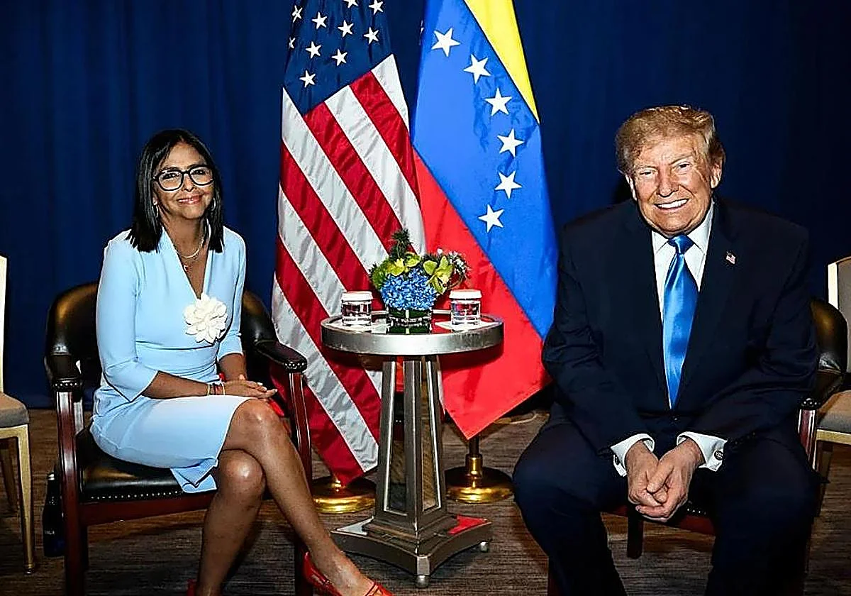El tirón de orejas de Trump a Delcy: «Al final tiene que haber elecciones»