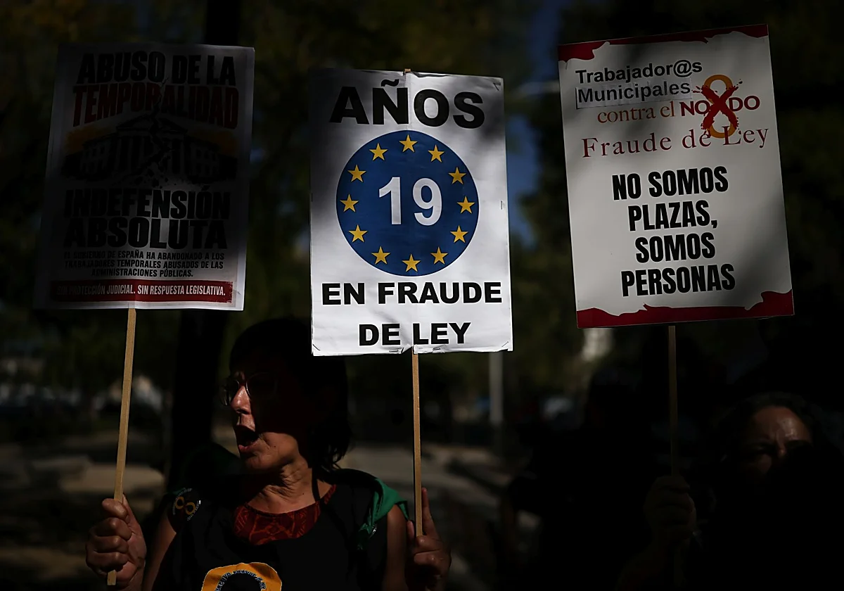 Los interinos se hartan y piden a Bruselas llevar al Gobierno ante la justicia por el abuso de temporalidad