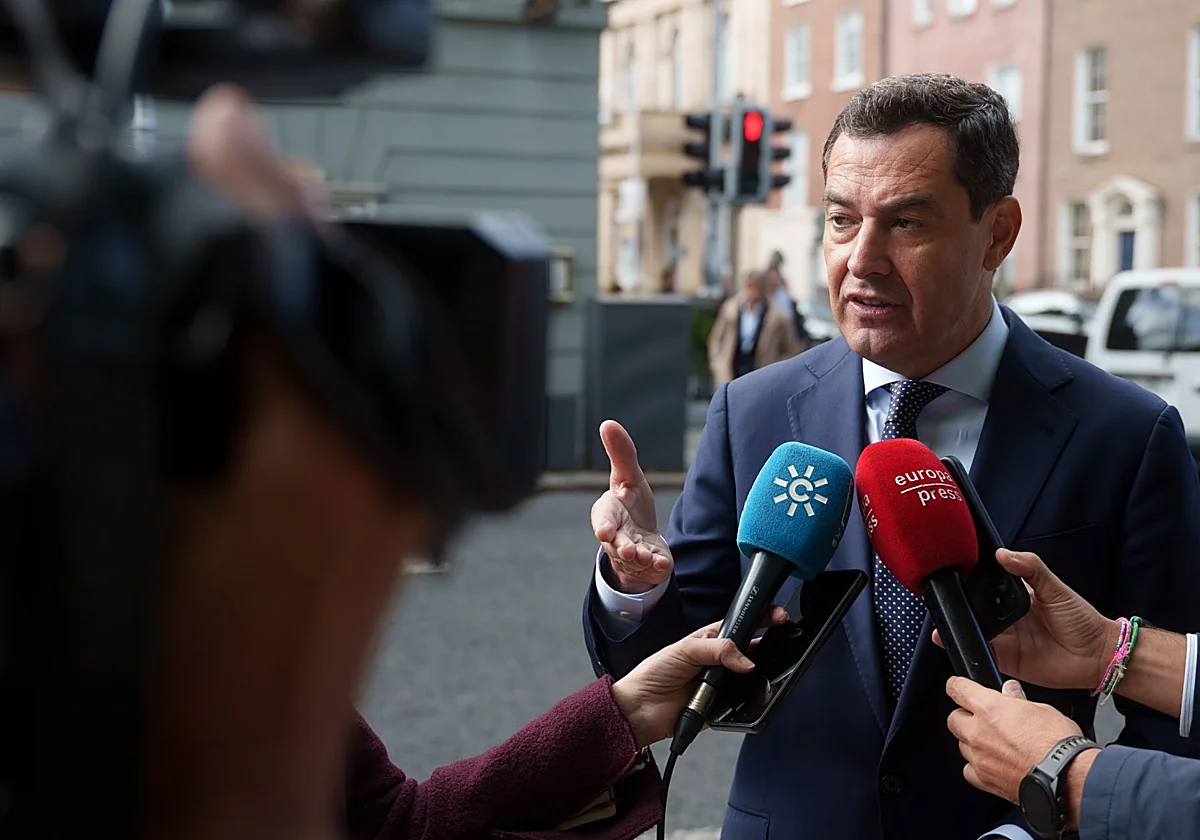 Juanma Moreno exige a Bruselas igual atención para la frontera sur que para la oriental