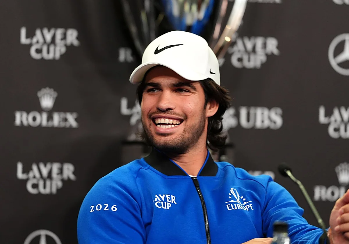 Alcaraz continúa su puesta a punto en la Laver Cup