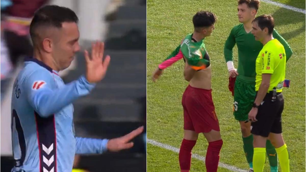 Aspas pidió no atacar con Pepelu de portero