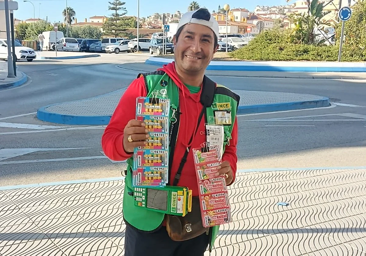 Un vendedor de la ONCE reparte 1.235.000 euros en 22 cupones premiados en Torre del Mar
