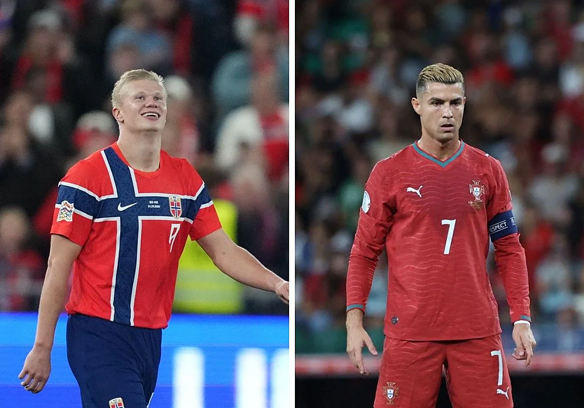 Haaland desafía a Cristiano