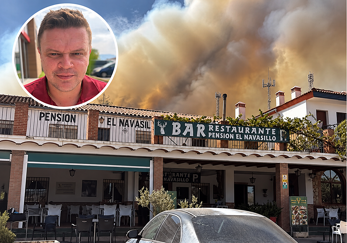 El dueño de una de las ventas desalojadas por el incendio en Igualeja: «Incertidumbre, el corazón en un puño y rezar mucho»