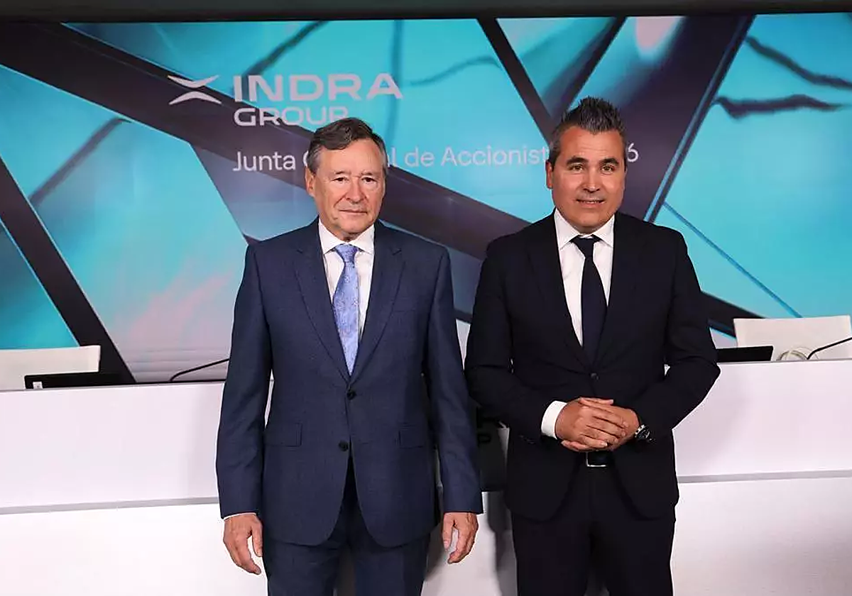 Indra desmonta parte de su antigua cúpula antes de presentar su nuevo plan estratégico