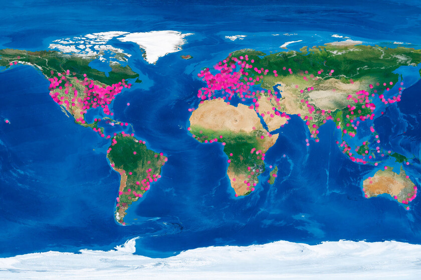 El mito del internet descentralizado, en un mapa: un tercio de los centros de datos del mundo están en un solo país