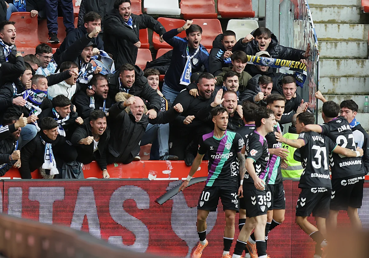 Lección magistral del Málaga en El Molinón