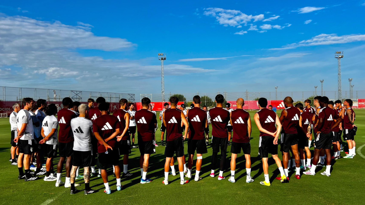 El Sevilla ultima la preparación del Trofeo Antonio Puerta