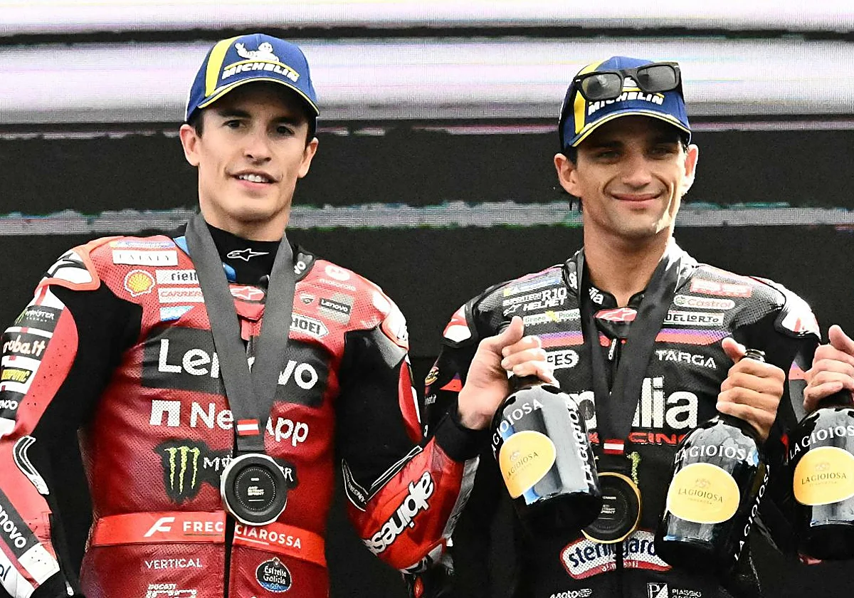 El duelo entre Jorge Martín y Marc Márquez se traslada a Japón