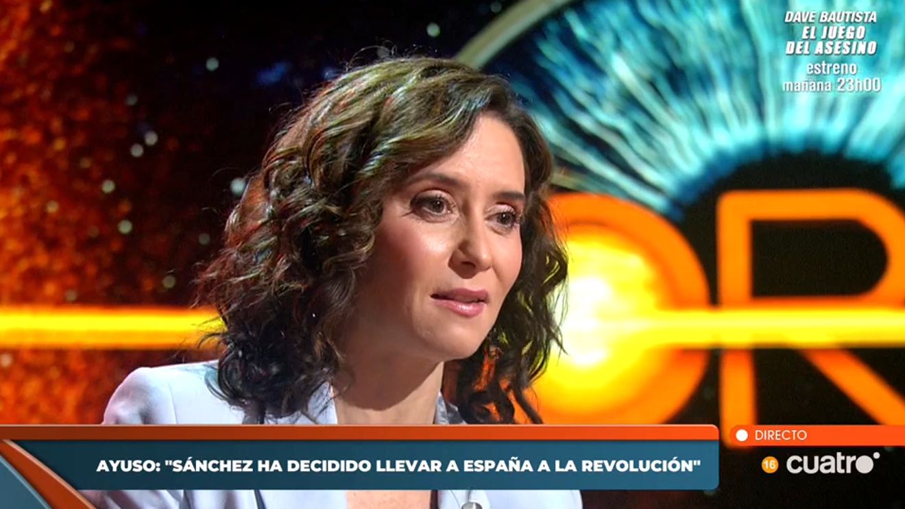 Ayuso enumera 5 "nos estamos acostumbrando" contra los que se rebela: "Es una situación que no habíamos vivido jamás"