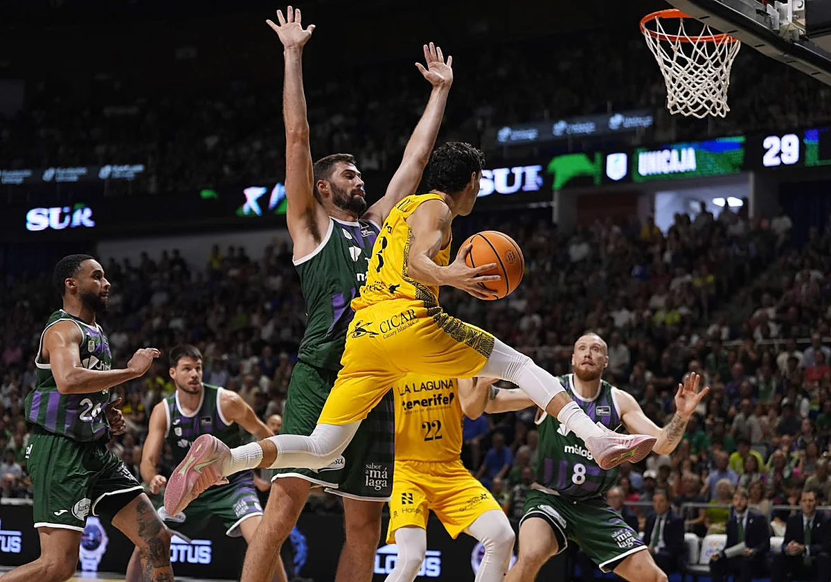 Desconexión fatal del Unicaja ante el Tenerife