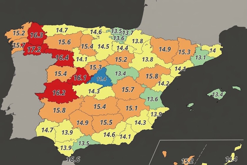 Dime en qué provincia vives y te diré cuántos años tiene tu coche