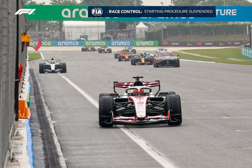 "Ha habido un error en el software": la explicación de la F1 tras el caos bajo la lluvia en GP de Baréin