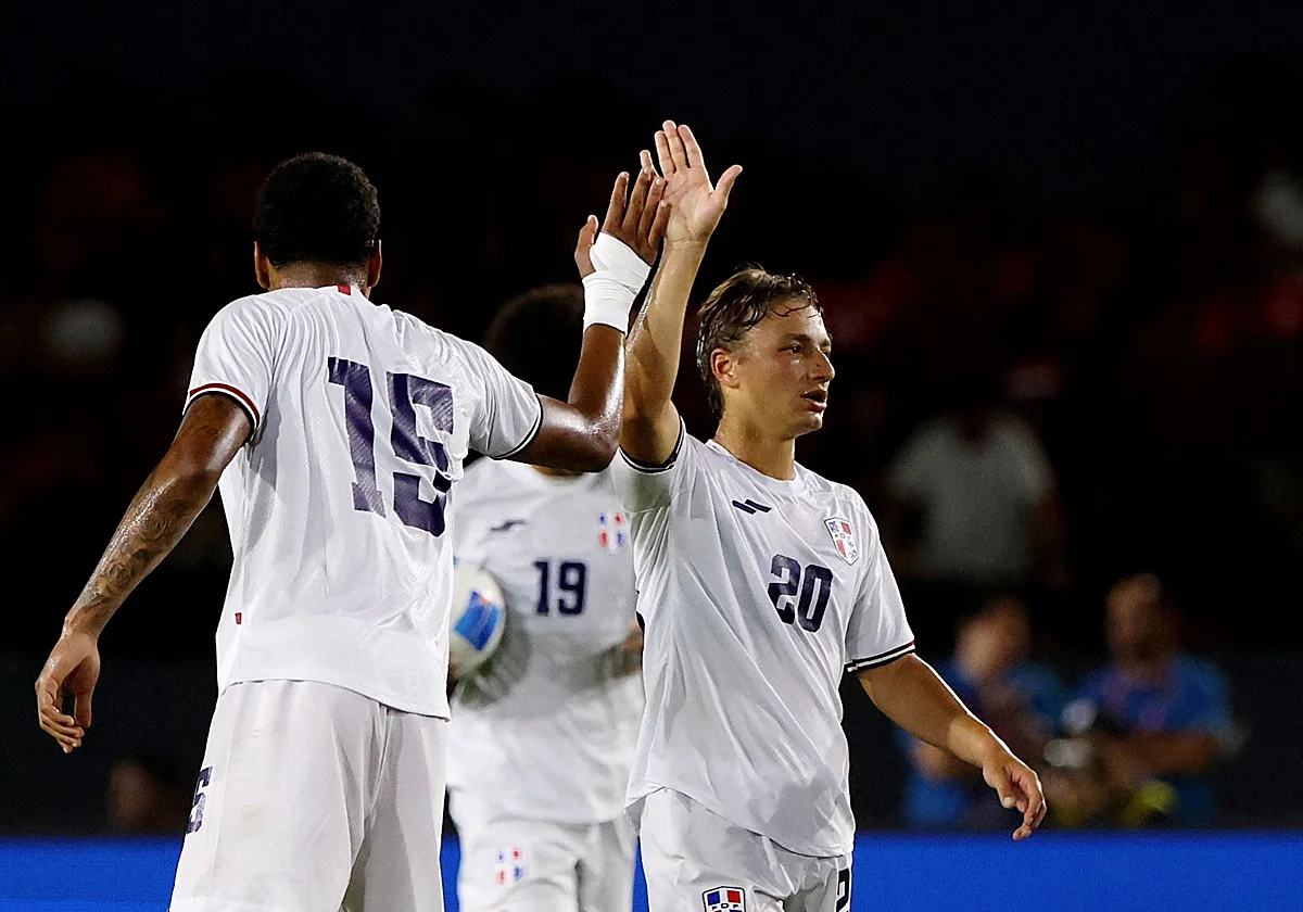 Lucas Bretón, autor del gol de la victoria de República Dominicana