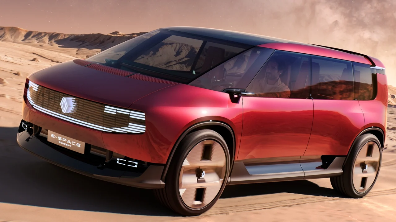 Renault vuelve al espíritu del Espace de 1984: el E-Space Concept mira al futuro de los viajes en familia
