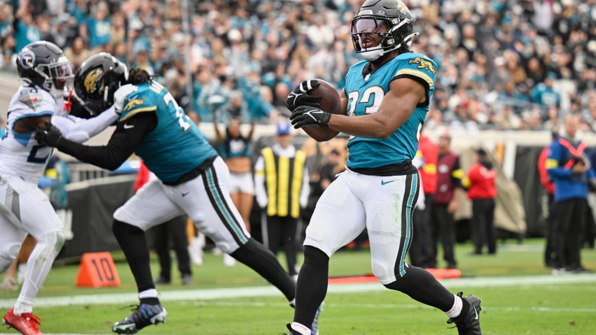 Los Jaguars apalean a los Titans, ganan el título del Sur de la AFC y van a los playoffs