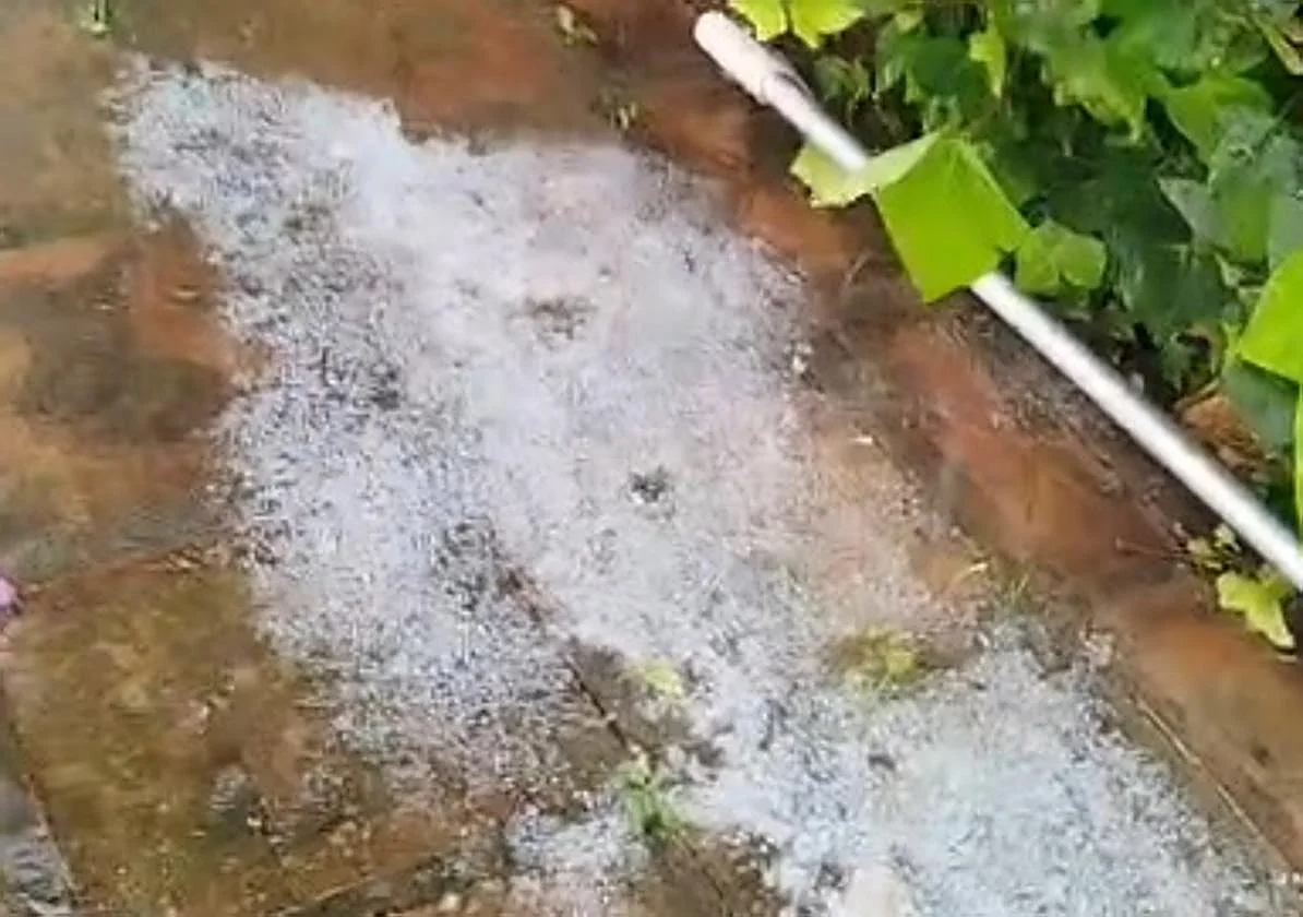 Hail comes as a surprise in Malaga towns
