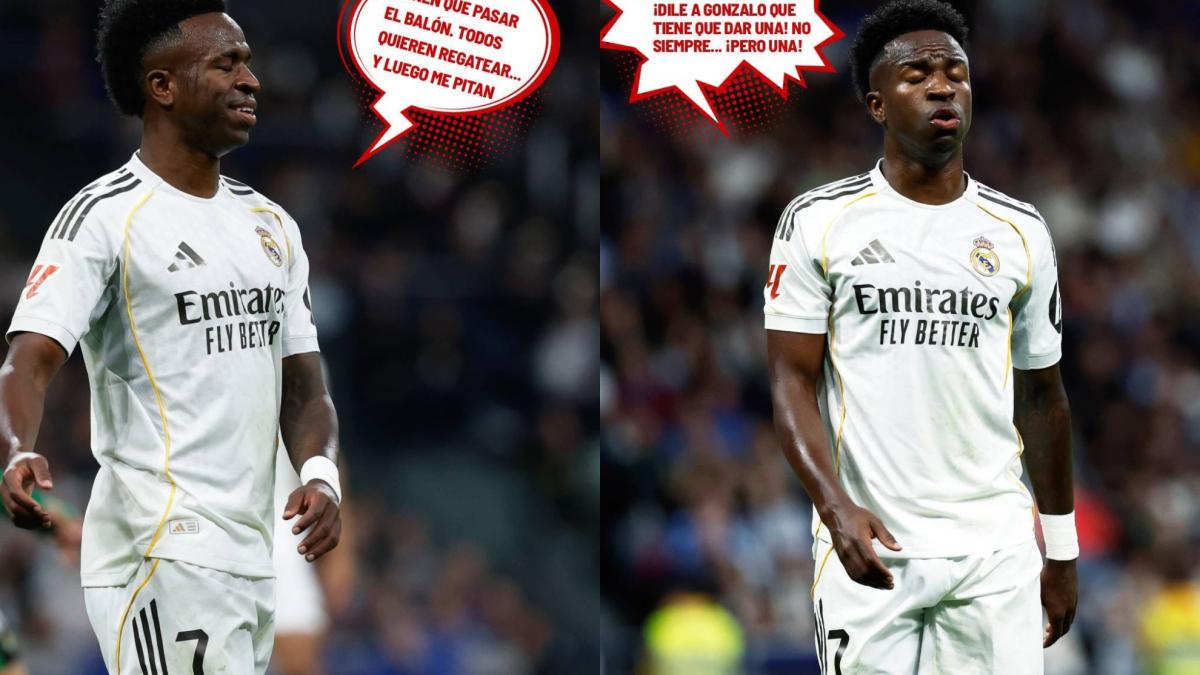 Vinicius, a Xabi: "Dile a Gonzalo que me dé una; no siempre, pero al menos una"