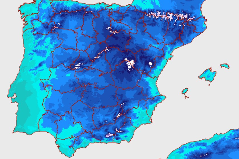 Carreteras heladas y termómetros a -14ºC: enero le está dando a España su invierno más frío en años
