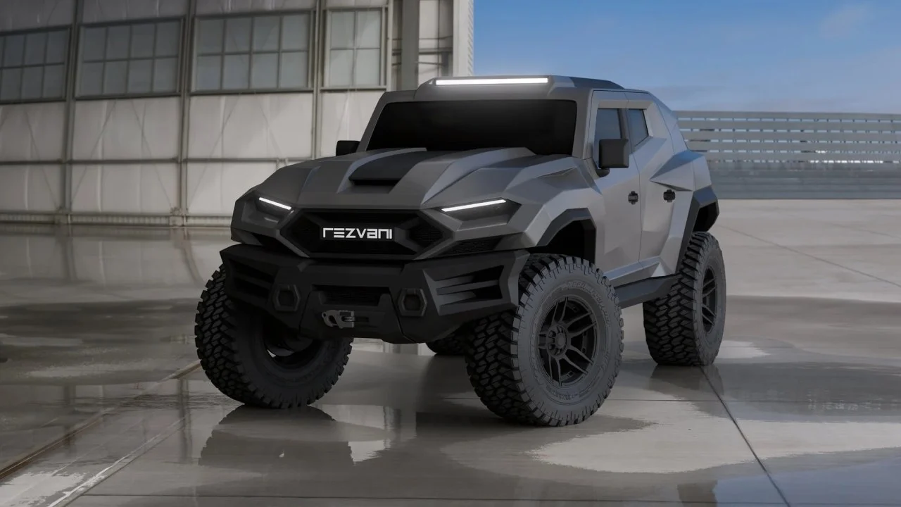 El SUV del apocalipsis existe: Rezvani Tank con chasis de Wrangler y motor V8 de 1.000 CV