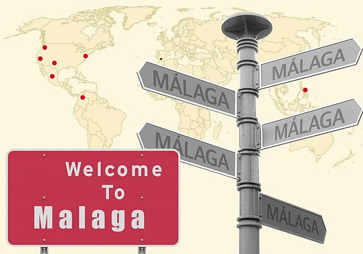 The other Malagas in the world