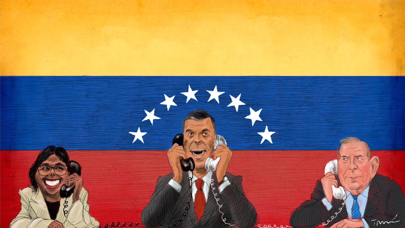 Sánchez intenta protagonizar la transición a la que se presta Delcy pero ataca a Trump a la vez por imponerla por la fuerza