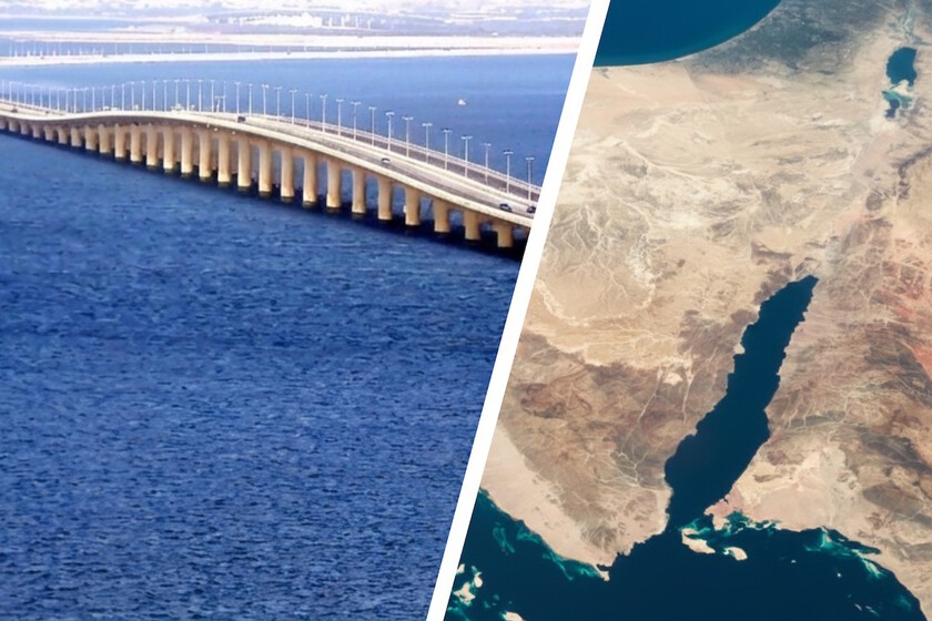 El puente imposible de Arabia Saudí para unir África y Asia: una megaestructura de 32 kilómetros sobre el Mar Rojo