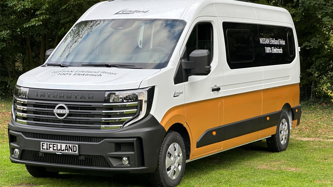 La Nissan Interstar irrumpe en el mundo camper, una autocaravana pensada para viajar sin límites